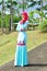 Muslimah lady wear blouse and hijab