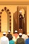 Muslims Praying in a Mosque Illustration