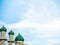 Musque Dome Sheikh Ramadan Grand on Blue Sky Background