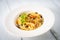 Mussel and bottarga spaghetti