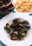 Mussel and french fried