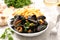 Mussel and french fries