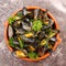 Mussel and parsley