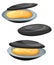 Mussels illustration in cartoon style. Seafood product design isolated on a white background.