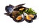 Mussels isolated