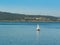 Mussels and sailboat in Muros e Noia ria