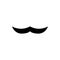 Mustache icon, moustache icon vector illustration