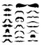 Mustache icons set