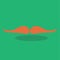 mustache orange 10