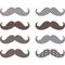 Mustaches Pattern set