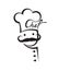 Mustachioed chef