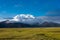 Mustagh Ata Mountain at Karakul Lake in Pamir Mountains, Akto County, Kizilsu Kirghiz Autonomous Prefecture, Xinjiang, China.