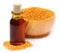 Mustard oil with grain