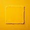 Mustard Square Canvas: Abstract Art Stock Photo