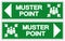 Muster Point Symbol Sign, Vector Illustration, Isolated On White Background Label .EPS10