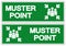 Muster Point Symbol Sign, Vector Illustration, Isolated On White Background Label .EPS10