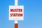 Muster Station Sign