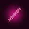 Mutation neon icon. Elements of Mad science set. Simple icon for websites, web design, mobile app, info graphics