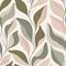 Muted Colors Organic MCM Repeating Pattern Tile Background