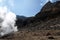 Mutnovsky volcano. Fumarole field in the crater of the active volcano