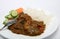 Mutton vindaloo curry