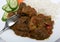 Mutton vindaloo curry