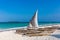 Muyuni white sand beach Unguja Zanzibar Island Tanzania East Africa