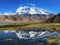 Muztagata Peak And Karakul Lake in Early Autumn