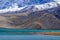 Muztagata Peak And Karakul Lake in Early Autumn