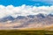 Muztagh Ata seen from Tagharma viewing deck along Karakorum highway, Xinjiang, China.