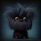 muzzle dog Affenpinscher close-up drawing