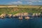 MV Alta Ghost Ship which washed up on the Southeast coast of Ireland in County Cork