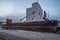 MV Kine loads grain