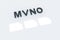 MVNO concept text sunlight 3D