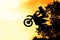 MX rider silhouette
