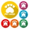 My beloved pet, Vector logo design template for pet shops - Illustration