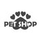 My beloved pet, Vector logo design template for pet shops - Illustration