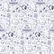 My Blog Sketch Seamless Pattern