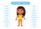 My body parts educational infographic kids poster vector template.