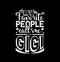 my favorite people call me gigi retro typography shirt design