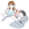 My husband`s snoring saying a sleepless wife