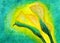 My Original painting: Beautiful yellow callas lily