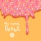 My Sweet Donut Vector Illustration