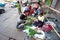 Myanmar February 2010. Roadside stalls