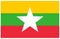 Myanmar flag - banner, Asia, country