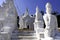 Myanmar, Mingun: white pagoda