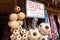 Myanmar Vendor Shop with Bamboo Balls and other Miscellaneous.