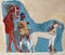 Mycenaean Fresco wall painting from Tiryns