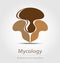 Mycology business mycology vector icon