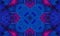 Mykonos Blue trendy color kaleidoscope. Beautiful kaleidoscope background. Abstract kaleidoscope patterns. Colorful mandala